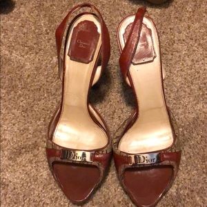 Christian Dior Slingback Sandal Shoes